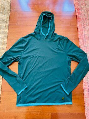 Cotopaxi Sombra Sun Hoodie, Men's Small, Teal